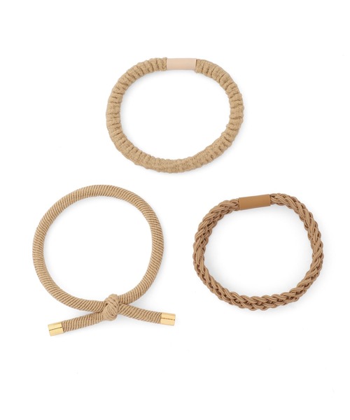 マルチデザインヘアゴム[3本セット]（ヘアゴム）｜ANEMONE