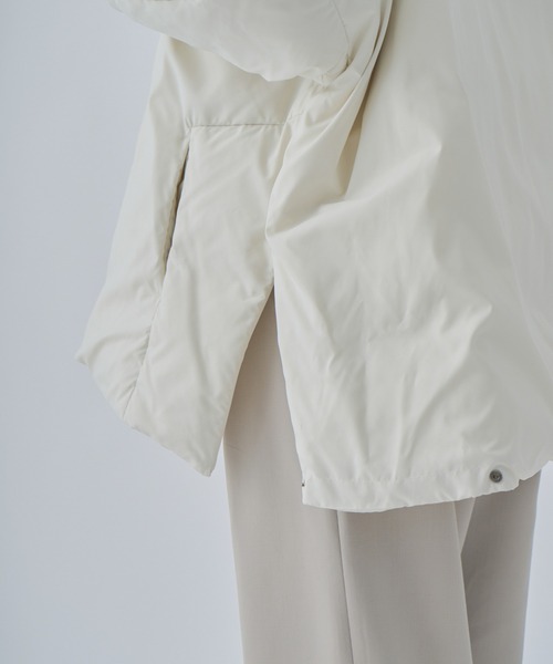 miffew（ミフュー）の「「miffew / ミフュー 」NO COLLAR OVER DOWN JACKET（ダウンジャケット/コート・レディース・ブラック/ベージュ/ブルー/アイボリー/ブラウン/グレイッシュベージュ・2/4/3/1）」の10枚目の写真
