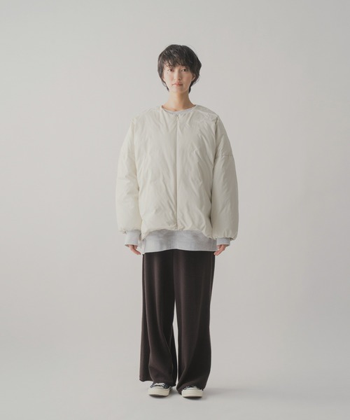 miffew / ミフュー 」NO COLLAR OVER DOWN JACKET（ダウンジャケット