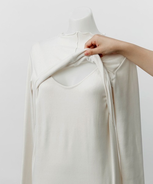 Moredde 心地いい素材の2－WAY授乳トップス（マタニティ