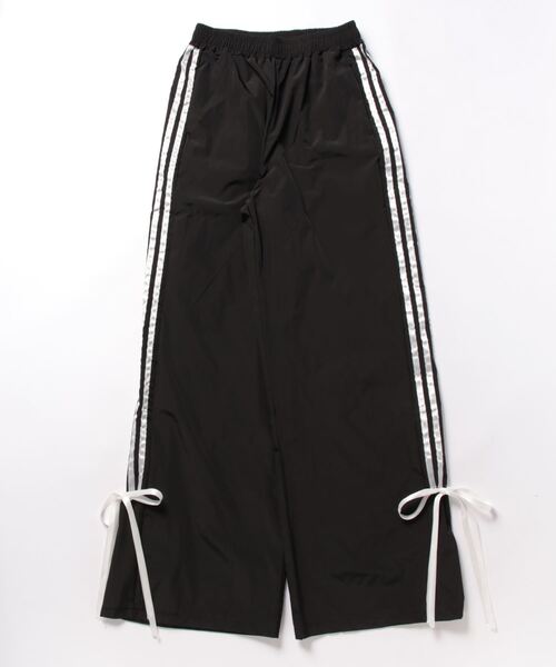 HALEY PESCA(ヘーリーペスカ)の「HALEY PESCA/ルーズデザイン リボン付きトラックパンツ(スウェットパンツ・レディース・ブラック・SMALL/MEDIUM/LARGE)」の20枚目の写真