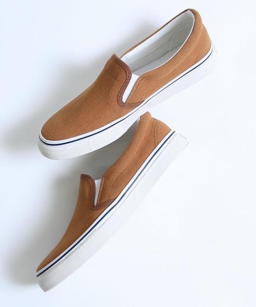 coen(コーエン)の「キャンバススリッポン(スリッポン・メンズ・ホワイト/ネイビー/マスタード・MEDIUM/SMALL/LARGE)」の13枚目の写真