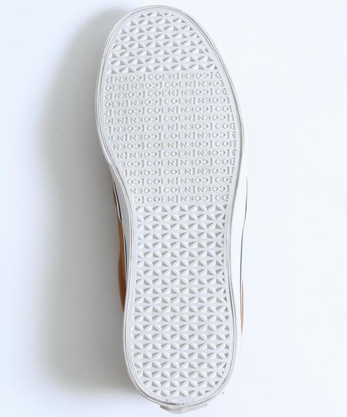 coen(コーエン)の「キャンバススリッポン(スリッポン・メンズ・ホワイト/ネイビー/マスタード・MEDIUM/SMALL/LARGE)」の10枚目の写真