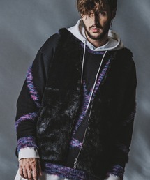 NO ID.（ノーアイディ）の「【NO ID.】Fake Fur Vest / フェイク ファー ベスト（ベスト）」