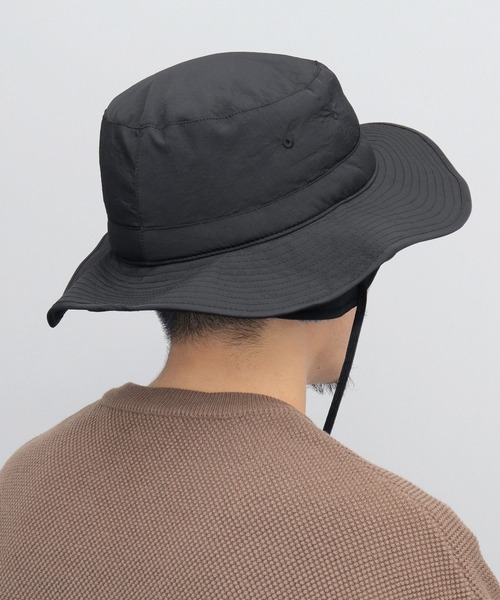 KRIFF MAYER（クリフメイヤー）の「タフタナイロン 裏ボア イヤーフラップ付き アドベンチャーハット（ハット・メンズ・ブラック・FREE）」の19枚目の写真