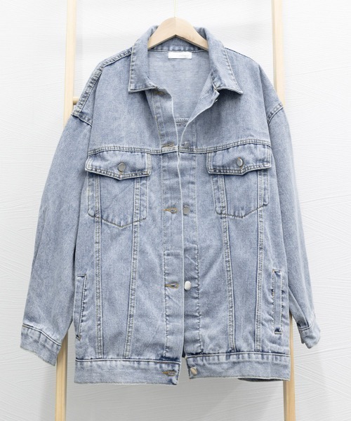 Miniministore(ミニミニストア)の「デニムジャケット レディース バックロゴ(デニムジャケット・レディース・サックスブルー・M/L/XL)」の15枚目の写真