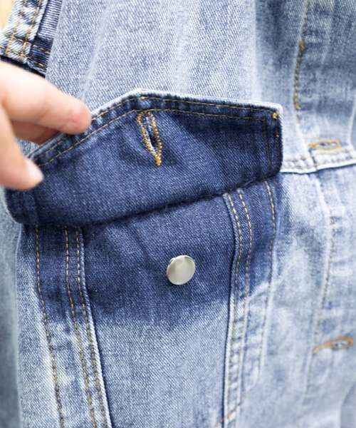 Miniministore(ミニミニストア)の「デニムジャケット レディース バックロゴ(デニムジャケット・レディース・サックスブルー・M/L/XL)」の19枚目の写真