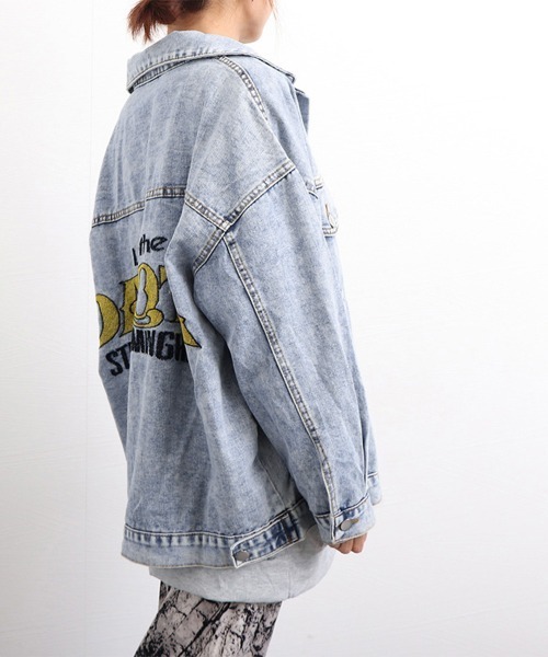 Miniministore(ミニミニストア)の「デニムジャケット レディース バックロゴ(デニムジャケット・レディース・サックスブルー・M/L/XL)」の20枚目の写真
