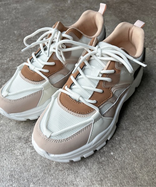 CPCM（シーピーシーエム）の「ダットスニーカー（スニーカー・レディース・アイボリー/ピンク・S/M/L）」の15枚目の写真