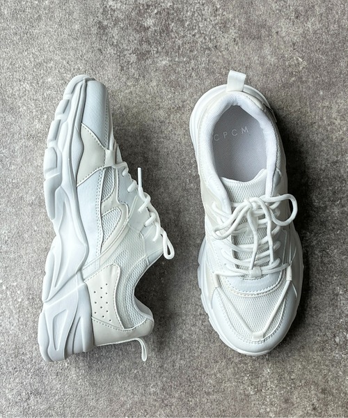CPCM（シーピーシーエム）の「ダットスニーカー（スニーカー・レディース・アイボリー/ピンク・S/M/L）」の17枚目の写真