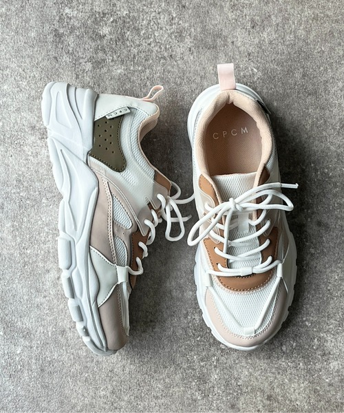 CPCM（シーピーシーエム）の「ダットスニーカー（スニーカー・レディース・アイボリー/ピンク・S/M/L）」の18枚目の写真