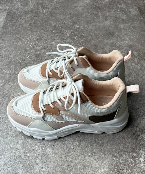 CPCM（シーピーシーエム）の「ダットスニーカー（スニーカー・レディース・アイボリー/ピンク・S/M/L）」の19枚目の写真