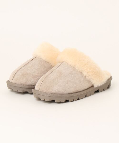 ABC-MART（エービーシーマート）の「ABC SELECT エービーシーセレクト BOA MULE ボアミュール W7034 S/GRAY（サンダル・レディース・グレー・23.0cm/22.0cm/24.0cm/25.0cm）」の2枚目の写真