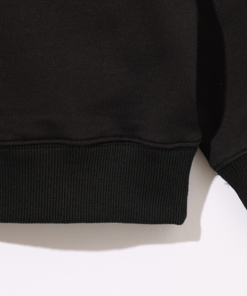 MILKFED.(ミルクフェド)の「CIRCLE HEART SWEAT TOP(スウェット・レディース・ブラック/ライトピンク/オフホワイト・L/M)」の9枚目の写真