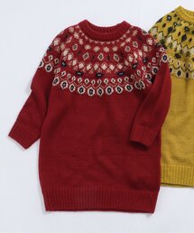 BREEZE（ブリーズ）の「【リンク】ノルディックニットワンピース（ワンピース・キッズ）」