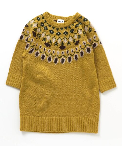 yuw ノルディックニットワンピース LOWRYSFARM フェアアイル 新品 yuw】ノルディックニットワンピース | [公式]ローリーズファーム