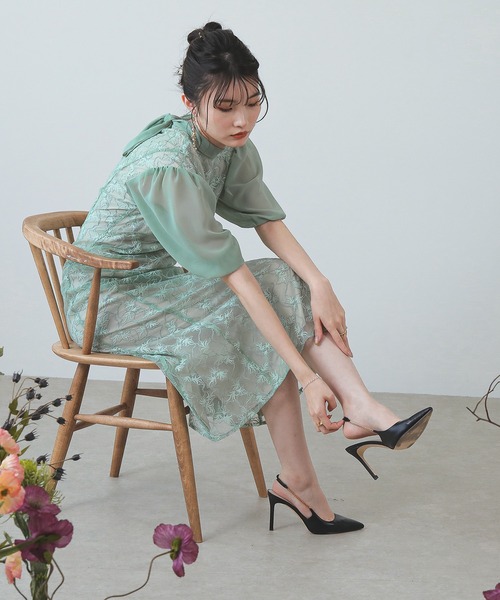 Kana（カナ）の「パフスリーブ レース マーメイドライン パーティー