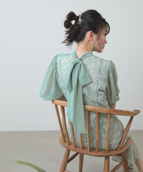 Kana（カナ）の「パフスリーブ レース マーメイドライン パーティー