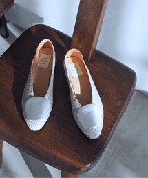 enchanted（エンチャンテッド）の「本革ソフトレザーアクセントバブーシュ（パンプス）」