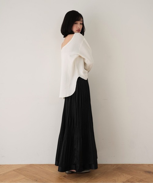 Cla STEllaR（クラステラ）の「プリーツ スカート ロング フレア（スカート・レディース・ブラック・S/M）」の5枚目の写真