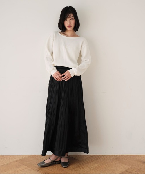 Cla STEllaR（クラステラ）の「プリーツ スカート ロング フレア（スカート・レディース・ブラック・S/M）」の13枚目の写真