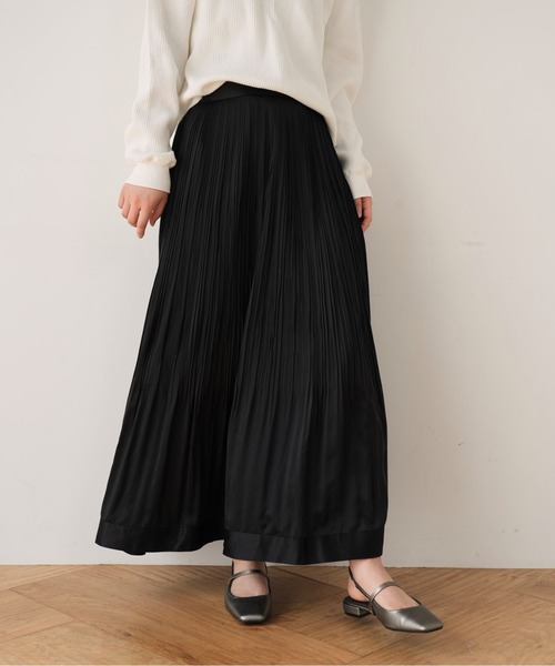 Cla STEllaR（クラステラ）の「プリーツ スカート ロング フレア（スカート・レディース・ブラック・S/M）」の19枚目の写真