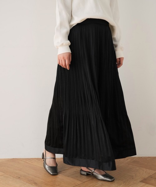 Cla STEllaR（クラステラ）の「プリーツ スカート ロング フレア（スカート・レディース・ブラック・S/M）」の20枚目の写真