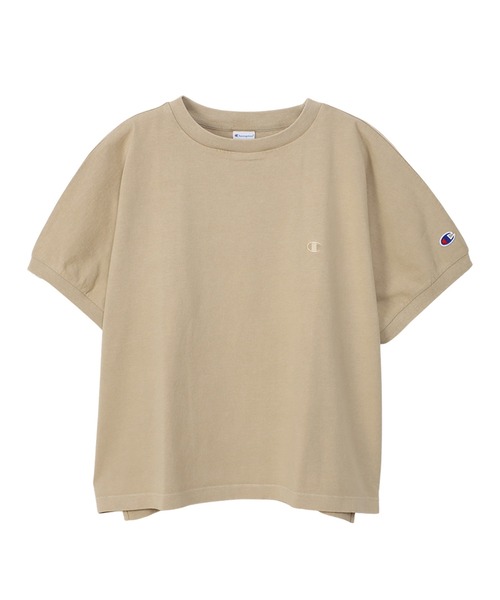 Champion（チャンピオン）の「【Champion/チャンピオン】レディース ショートスリーブTシャツ（Tシャツ/カットソー・レディース・ブルー系その他/ベージュ/ブラック/ダークグリーン系・MEDIUM/LARGE）」の3枚目の写真