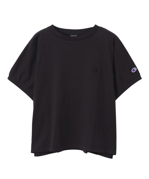 Champion（チャンピオン）の「【Champion/チャンピオン】レディース ショートスリーブTシャツ（Tシャツ/カットソー・レディース・ブルー系その他/ベージュ/ブラック/ダークグリーン系・MEDIUM/LARGE）」の2枚目の写真