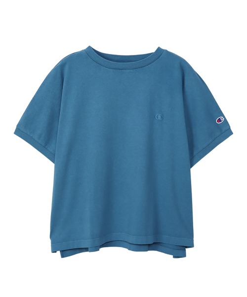 Champion（チャンピオン）の「【Champion/チャンピオン】レディース ショートスリーブTシャツ（Tシャツ/カットソー・レディース・ブルー系その他/ベージュ/ブラック/ダークグリーン系・MEDIUM/LARGE）」の18枚目の写真