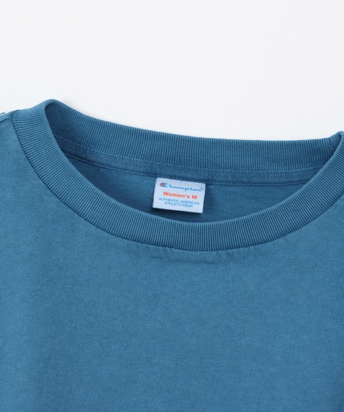 Champion（チャンピオン）の「【Champion/チャンピオン】レディース ショートスリーブTシャツ（Tシャツ/カットソー・レディース・ブルー系その他/ベージュ/ブラック/ダークグリーン系・MEDIUM/LARGE）」の21枚目の写真