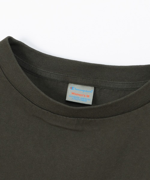 Champion（チャンピオン）の「【Champion/チャンピオン】レディース ショートスリーブTシャツ（Tシャツ/カットソー・レディース・ブルー系その他/ベージュ/ブラック/ダークグリーン系・MEDIUM/LARGE）」の15枚目の写真