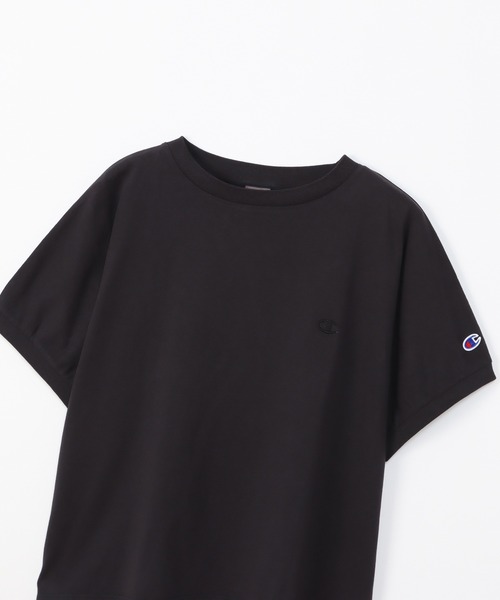 Champion（チャンピオン）の「【Champion/チャンピオン】レディース ショートスリーブTシャツ（Tシャツ/カットソー・レディース・ブルー系その他/ベージュ/ブラック/ダークグリーン系・MEDIUM/LARGE）」の6枚目の写真