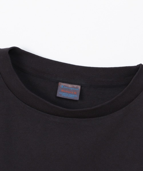 Champion（チャンピオン）の「【Champion/チャンピオン】レディース ショートスリーブTシャツ（Tシャツ/カットソー・レディース・ブルー系その他/ベージュ/ブラック/ダークグリーン系・MEDIUM/LARGE）」の7枚目の写真