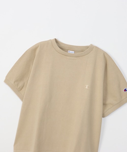 Champion（チャンピオン）の「【Champion/チャンピオン】レディース ショートスリーブTシャツ（Tシャツ/カットソー・レディース・ブルー系その他/ベージュ/ブラック/ダークグリーン系・MEDIUM/LARGE）」の10枚目の写真