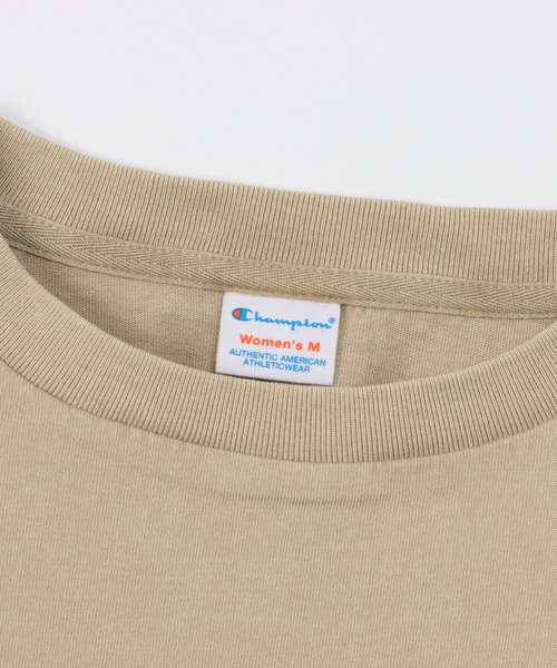 Champion（チャンピオン）の「【Champion/チャンピオン】レディース ショートスリーブTシャツ（Tシャツ/カットソー・レディース・ブルー系その他/ベージュ/ブラック/ダークグリーン系・MEDIUM/LARGE）」の11枚目の写真