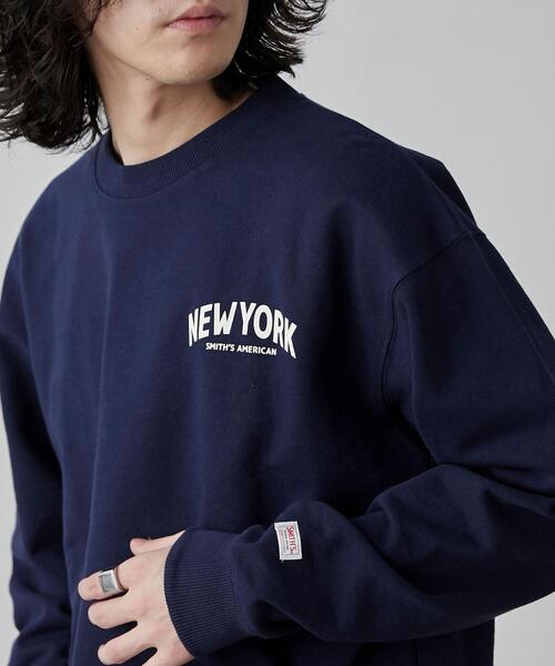 SMITH'S(スミス)の「SMITH'S(スミス)別注ロゴプリントスウェット(スウェット・メンズ・オフホワイト/グレー/ネイビー・S/M/L/XL)」の10枚目の写真