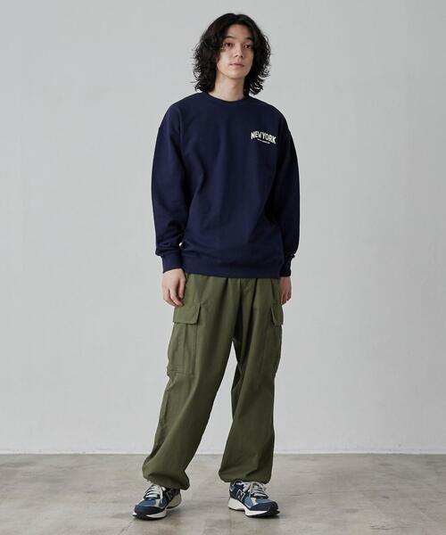 SMITH'S(スミス)の「SMITH'S(スミス)別注ロゴプリントスウェット(スウェット・メンズ・オフホワイト/グレー/ネイビー・S/M/L/XL)」の11枚目の写真