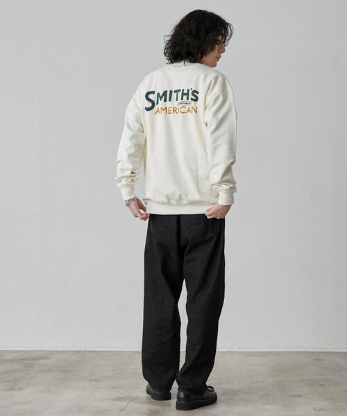 SMITH'S(スミス)の「SMITH'S(スミス)別注ロゴプリントスウェット(スウェット・メンズ・オフホワイト/グレー/ネイビー・S/M/L/XL)」の15枚目の写真