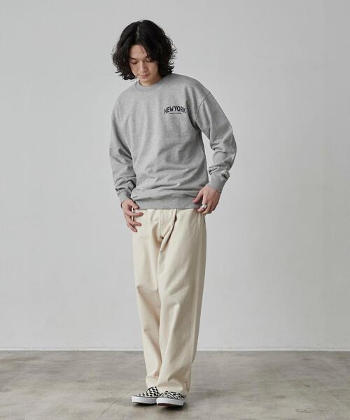 SMITH'S(スミス)の「SMITH'S(スミス)別注ロゴプリントスウェット(スウェット・メンズ・オフホワイト/グレー/ネイビー・S/M/L/XL)」の16枚目の写真