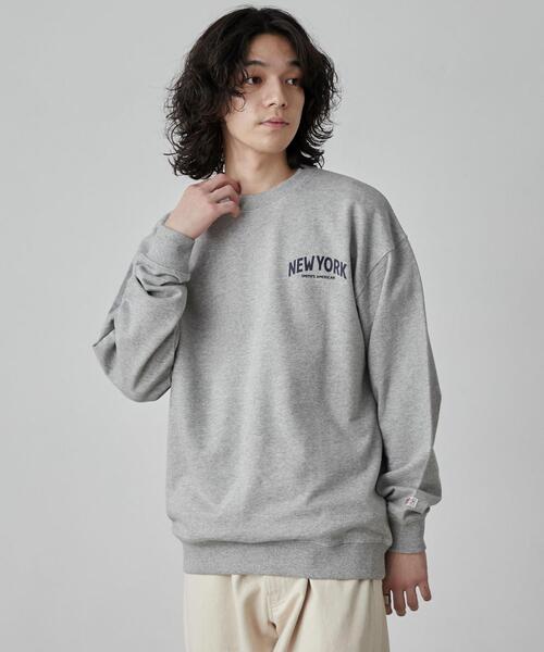 SMITH'S(スミス)の「SMITH'S(スミス)別注ロゴプリントスウェット(スウェット・メンズ・オフホワイト/グレー/ネイビー・S/M/L/XL)」の17枚目の写真