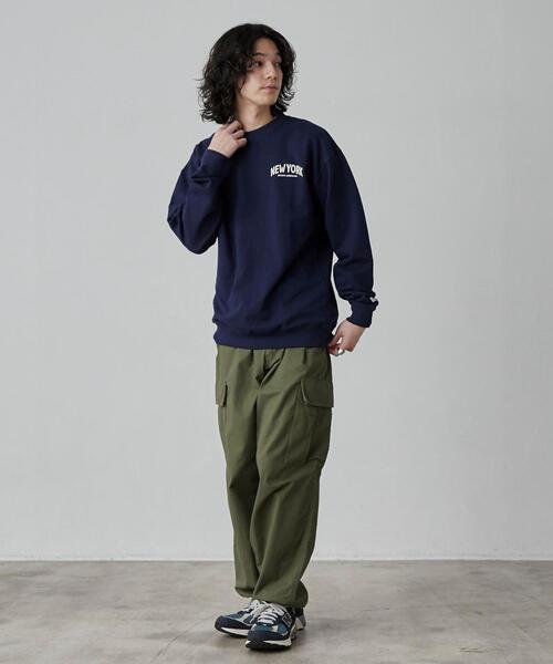 SMITH'S(スミス)の「SMITH'S(スミス)別注ロゴプリントスウェット(スウェット・メンズ・オフホワイト/グレー/ネイビー・S/M/L/XL)」の19枚目の写真