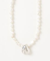 ROYAL FLASH | SPARKING/スパーキング/big heart pearl necklace(ネックレス)
