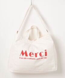 Merci ショルダーバッグ ホワイト/ブラウン merci」に該当するショルダーバッグファッション通販 - ZOZOTOWN