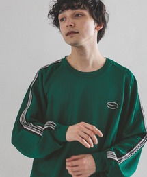 Ridingmania | 【Ridingmania/ライディングマニア】サイドラインジャージ/ロゴワッペンプルオーバークルーネック(スウェット)