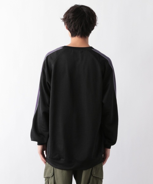 Ridingmania（ライディングマニア）の「【Ridingmania/ライディングマニア】サイドラインジャージ/ロゴワッペンプルオーバークルーネック（スウェット・メンズ・ブラック/グリーン/ホワイト/オリーブ・LARGE/MEDIUM）」の19枚目の写真