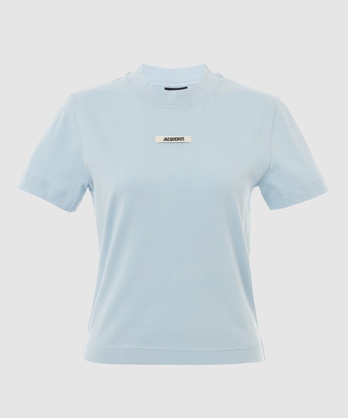 JACQUEMUS(ジャックムス)の「LE TSHIRT GROS GRAIN(Tシャツ/カットソー・レディース・ホワイト/ベージュ/ブラック/ピンク/ブルー・XS/S)」の4枚目の写真