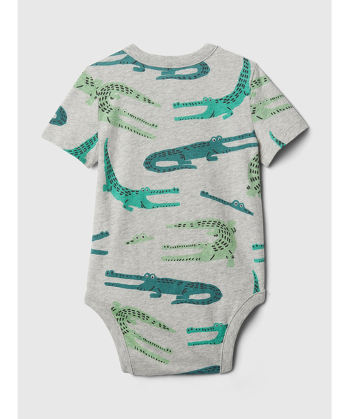 GAP(ギャップ)の「ストライプ ポケット ボディスーツ (ベビー)(ロンパース・キッズ・ホワイト×ブルー/グレー・0-3M/3-6M/6-12M/12-18M/18-24M)」の4枚目の写真