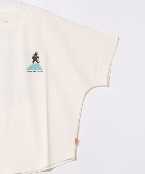 KRIFF MAYER Lady's Collection(クリフメイヤーレディースコレクション)の「ウェットプロテクトゆるT(山)(Tシャツ/カットソー・レディース・ライトグリーン/オレンジ/ベージュ/チャコール/オフホワイト/カラフル・MEDIUM/LARGE)」の7枚目の写真