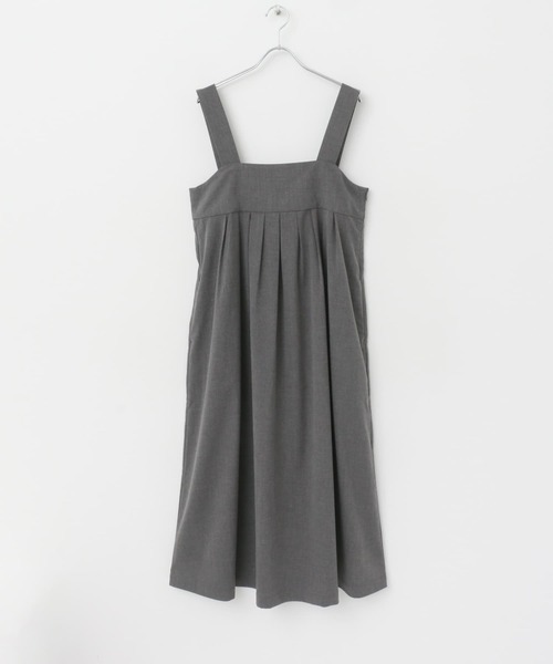 FORK&SPOON（フォークアンドスプーン）の「FORK&SPOON　ウエストスイッチジャンパースカート（ワンピース・レディース・ブラック/グレー系その他・1/2）」の8枚目の写真